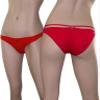 SAMFE Rhinestone String Back Bikini, FireRed-XL view 1