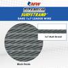 AFW Titanium Surfstrand, Bare 1x7 Fishing Leaders 30 lb, 18 in - Rigged with Stainless Steel Mighty Mini Crane Swivel & Crosslock Snap, Kink Free, Superior Bite Protection for Toothy Fish view 3
