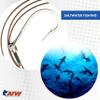 American Fishing Wire 49 Strand, 7x7 Stainless Steel Shark Leader Cable, 900 lb / 409 kg Test, .093 in / 2.36 mm Dia, Bright, 30 ft / 9.2 m view 2
