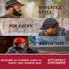 Stormy Kromer The Rancher Cap  Wool Winter Hat for Men, Fleece-Lined Insulated Earflap, Thinsulate Crown, Outdoor Cold Weather Cap, Six-Panel Design, Red/Black Plaid, 7 5/8 view 4
