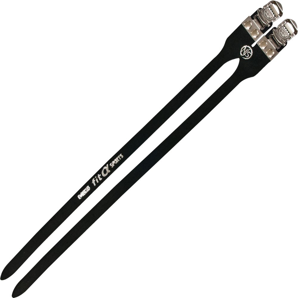 MKS FIT- Sports 2-Buckle Bicycle Toe Clip Strap, NJS Certified