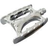 MKS (Mikashima Seisakusho) Bicycle Pedal for Road Bikes, Aluminum, IC-LITE Silver view 1