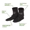 FROGG TOGGS Neoprene Booties, Waterproof Wading Socks view 2