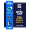 Winning Streak Sports NBA Dallas Mavericks Heritage Banner view 1