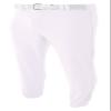 A4 Mens Pro-Style Elastic Bottom Baseball Pant, 2XL, White view 1