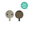 EBC Brakes CFA421 Disc Brake Pads, Compatible with Hayes MX2 & MX3, Red  Organic (Soft) view 2