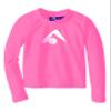 Kanu Surf Girl's Keri UPF 50+ Long Sleeve Rashguard, Pink, 3T view 1
