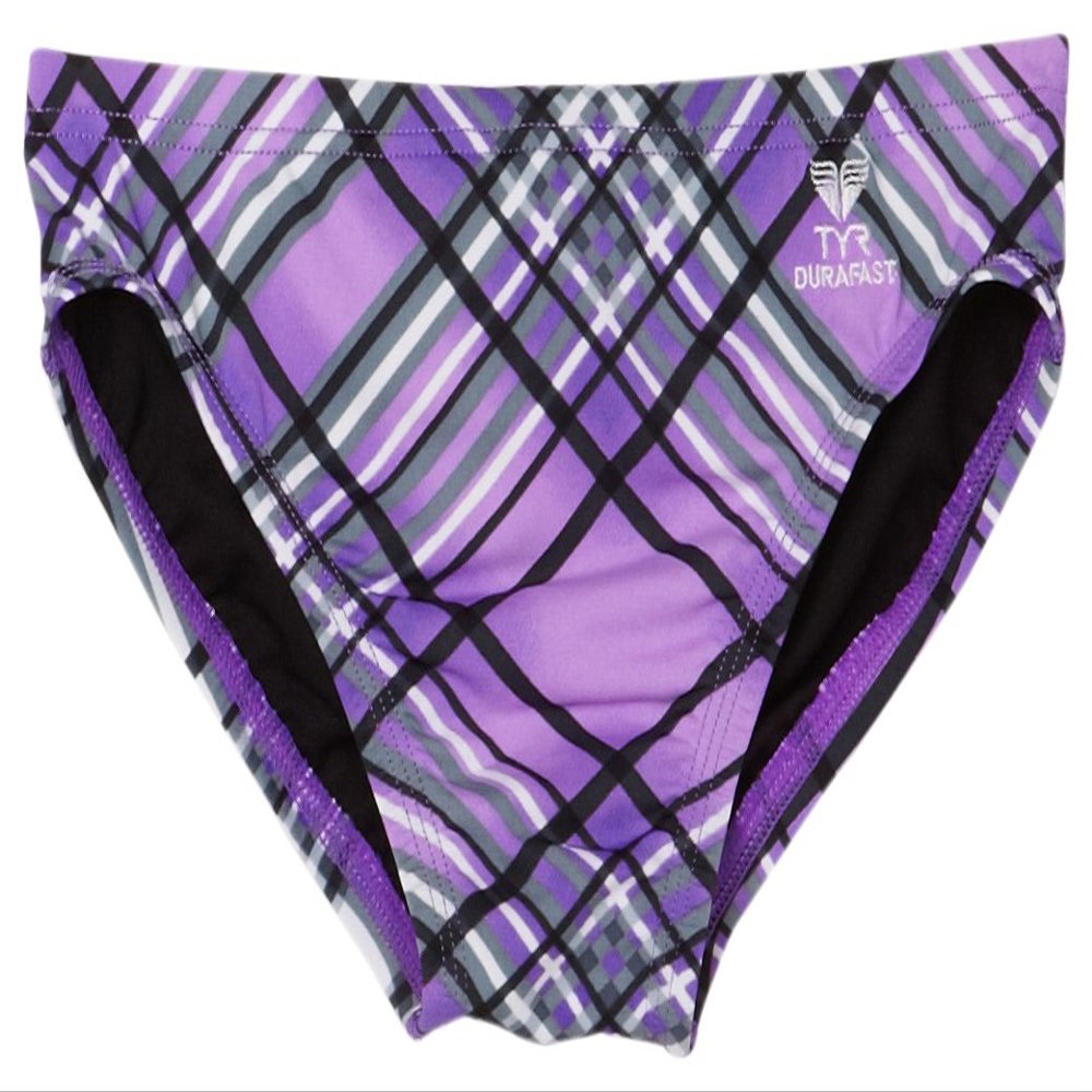 TYR Sport Boys' Aurora Splice Racer,Purple,30