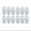 Champion Sports 1503875 Sports Plastic Golf Ball Set, White - Set of 12