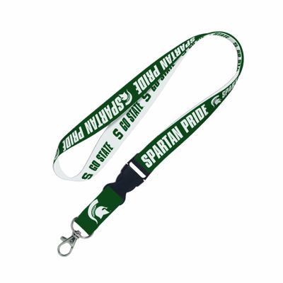 NCAA Michigan State Spartans Lanyard with Detachable Buckle