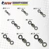 American Fishing Wire Mighty Mini Stainless Steel Crane Swivels, Size #12, 100 lb Test, Gunmetal Black, 10 pc view 3