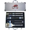NCAA Siskiyou Sports Fan Shop Oregon State Beavers Stainless Steel BBQ Set w/Metal Case 8 piece Gray view 1