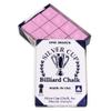 SILVER CUP Billiard CHALK - ONE DOZEN (Pink) view 1