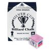 SILVER CUP Billiard CHALK - ONE DOZEN (Pink) view 2