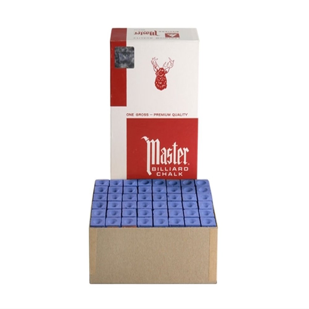 Twelve Dozen Blue Master Pool Cue Chalk