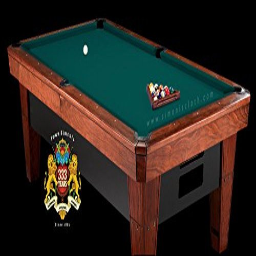 Simonis 860 Dark Pool Table Cloth Felt -9' -Green