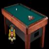 Simonis 860 Dark Pool Table Cloth Felt -9' -Green view 1