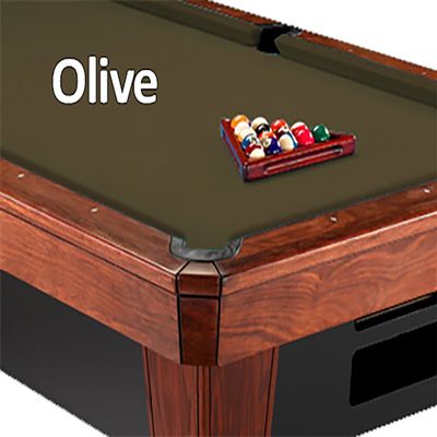 Simonis Olive Billiard Cloth- 9 Foot Cut