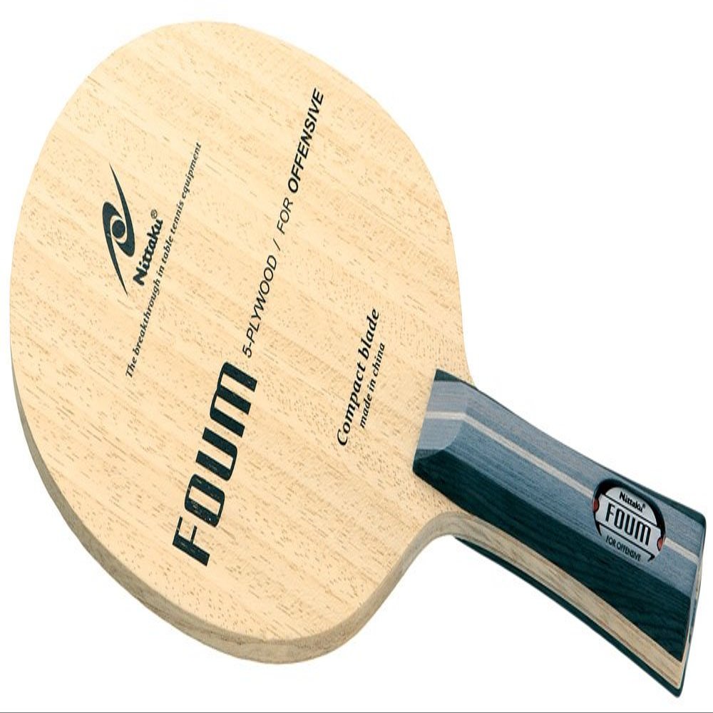 Nittaku NE-6879 Table Tennis Racket Foam Shake Hand Attack Plywood Flare