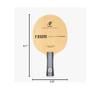 Nittaku NE-6879 Table Tennis Racket Foam Shake Hand Attack Plywood Flare view 4