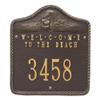 12.5 in. Welcome to The Beach Wall Plaque view 1