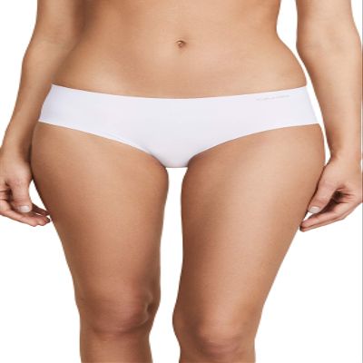 Calvin Klein Women's Invisibles Hipster Multipack Panty, White, Large