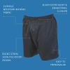 Precision Micro-Stripe Football Shorts Junior -Black -DS view 2