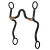 Aime Imports Copper Wrapped Solid Ported Bit Black view 1