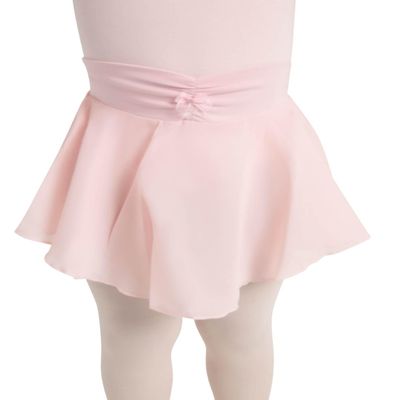 Capezio girls Girls' Pull-on Georgette skirts, Pink, 4 5 US