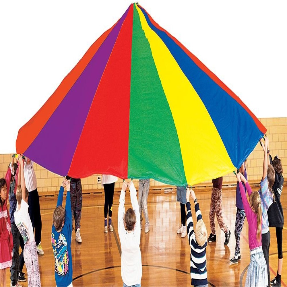 Great Lakes Sports 12' Heavy-Duty Parachutes with 12 Reinforced Handles