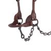 Weaver Livestock Leather Bombshell Show Cattle Halter, Adjustable, Modern Style Cow Calf Halter, Livestock Handling Equipment for Showing, Brown view 4