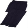Jefferies Socks Girls 2-6x Pima Cotton Ruffle Footless Tight, Navy, 6-8 view 1