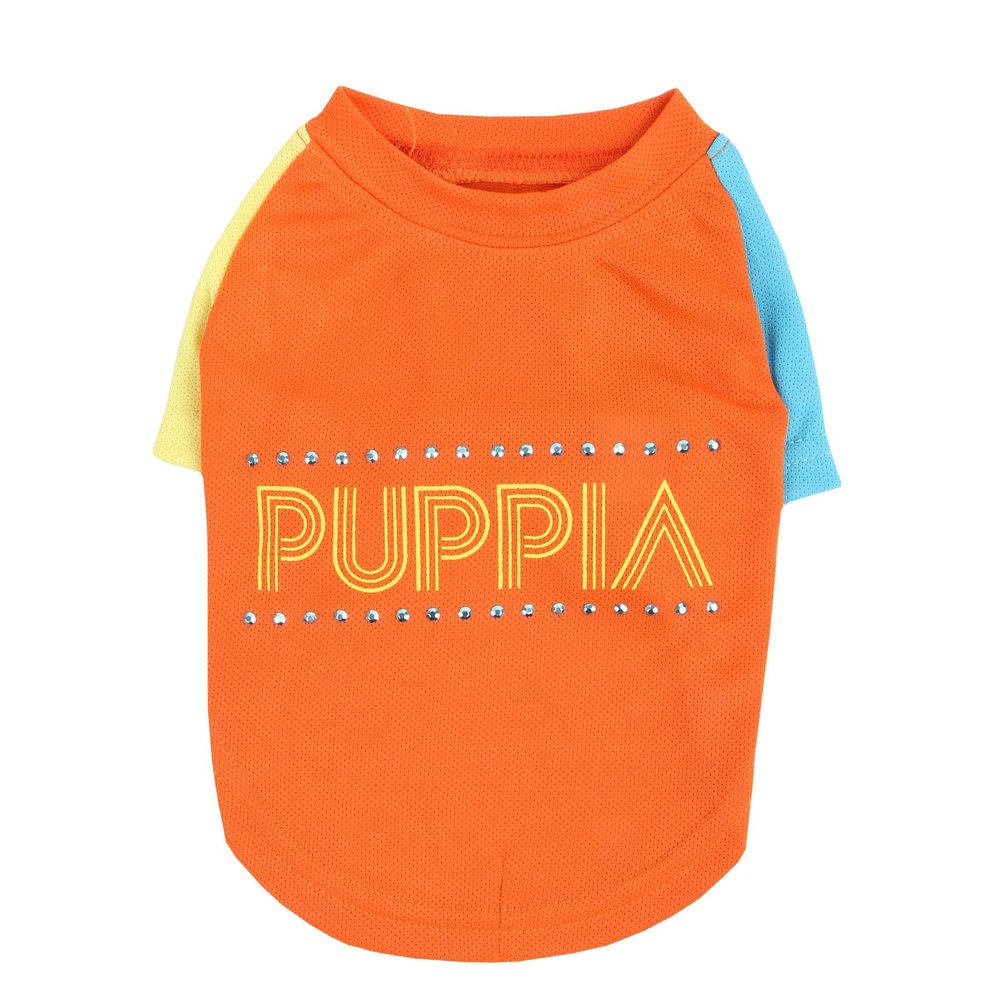 Authentic Puppia Nimble Tee-Shirt, Orange, Large