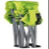 camping chair Xavier junior 61 cm polyester green view 3
