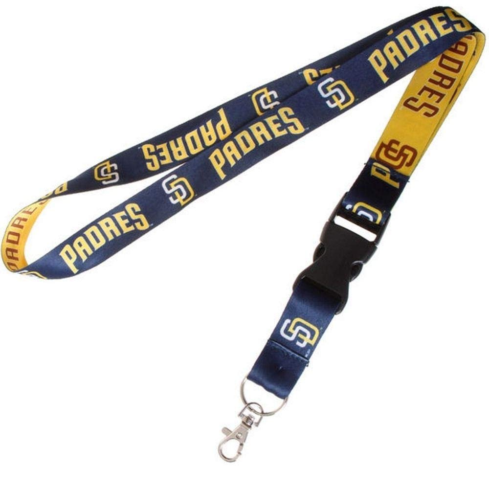 MLB San Diego Padres Lanyard with Detachable Buckle, 3/4"