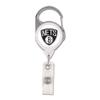 WinCraft NBA Brooklyn Nets Retractable 2S Prem Badge Holders, Black view 1