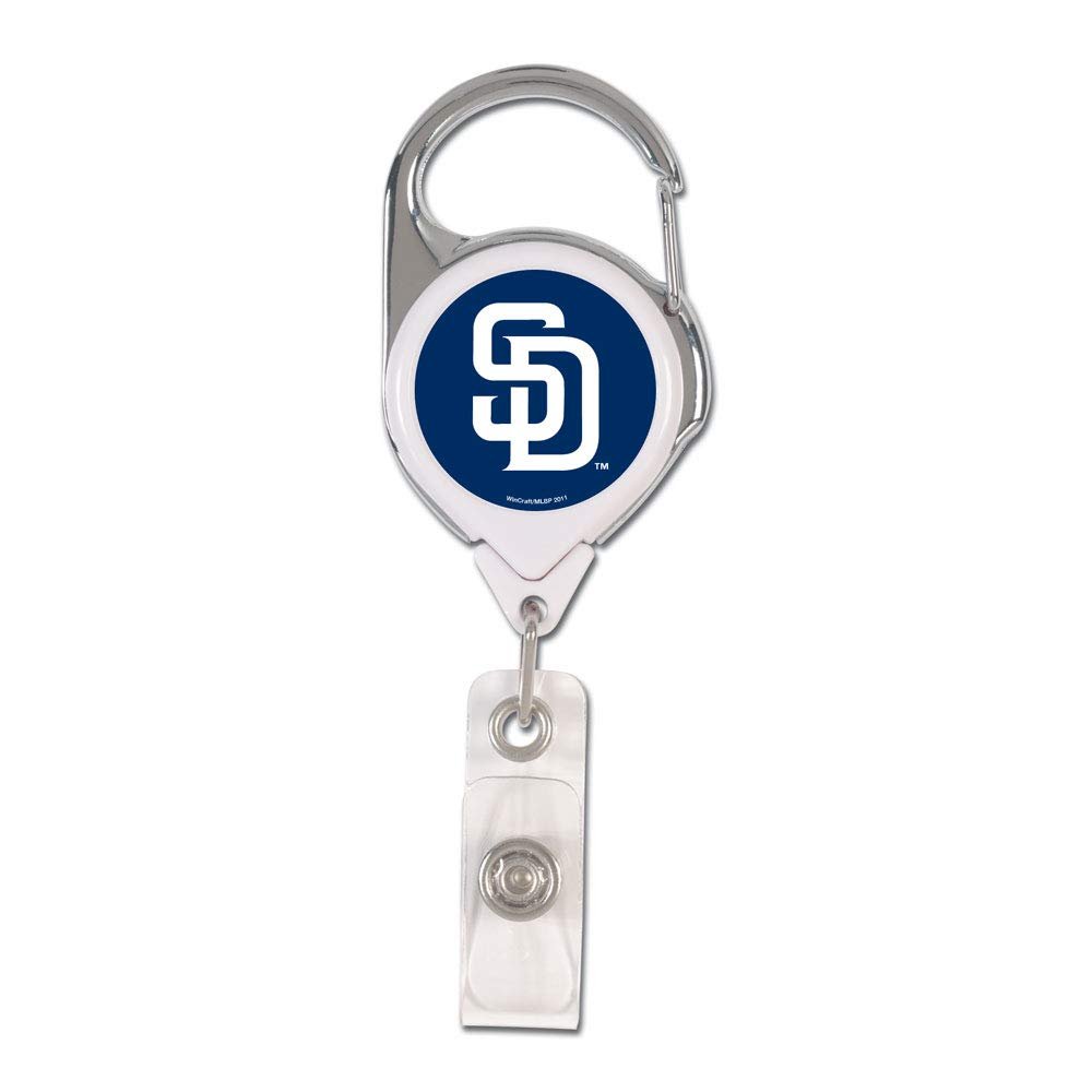 MLB San Diego Padres Retractable 2S Prem Badge Holders, Black