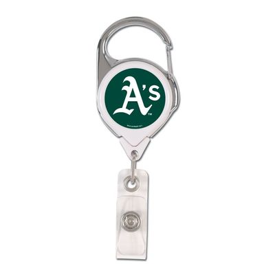 MLB Oakland A's Retractable 2S Prem Badge Holders, Black