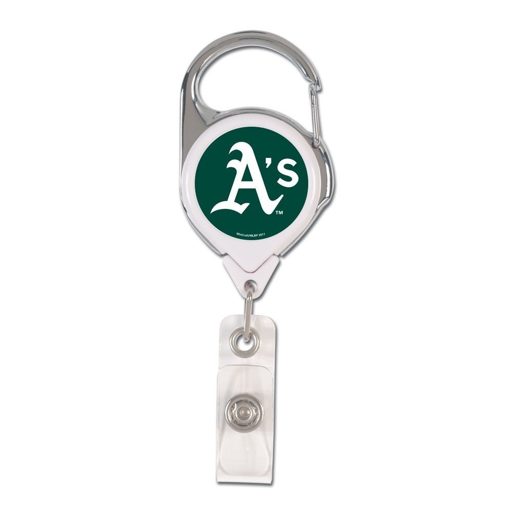 MLB Oakland A's Retractable 2S Prem Badge Holders, Black