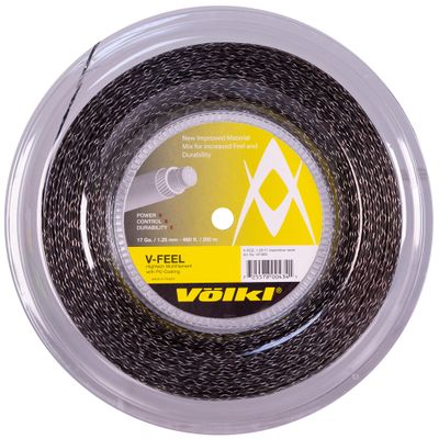 Volkl V-Feel | Tennis Racquet String | Comfort & Power | Soft Polyurethane Multifilament
