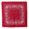 Bandanas by the Dozen (12 units per pack, 100% cotton) (Dozen-Hot Pink Paisley) view 2