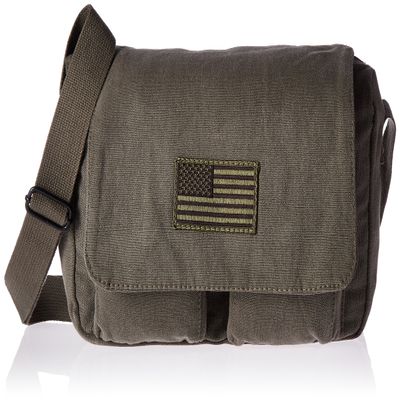 Fox Outdoor Products Retro Departure Shoulder Bag, USA Olive Drab