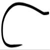 TIEMCO Q100 TMC206BL Fly Hook, No. 12 view 1