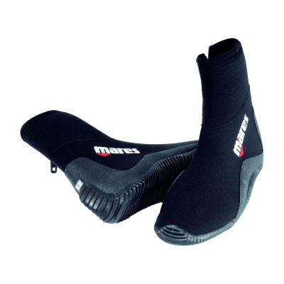 Mares Adult Classic 5mm Neoprene Scuba Diving Boots for Men & Women - Wide Toecap, Levelled Sole & Side Zip, 6 US