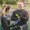 Tilos 1.5mm Tropical Dive Gloves Stretchy Mesh with Amara Leather for Snorkeling, Kayaking, Water Jet Skiing, Sailing, Scuba Diving, Rafting (Yellow, S) view 2