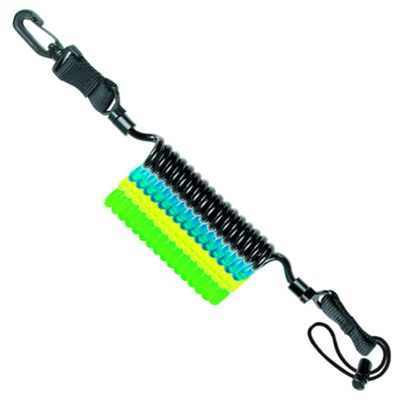 Innovative Swivel Colored Coil Lanyard (Black)