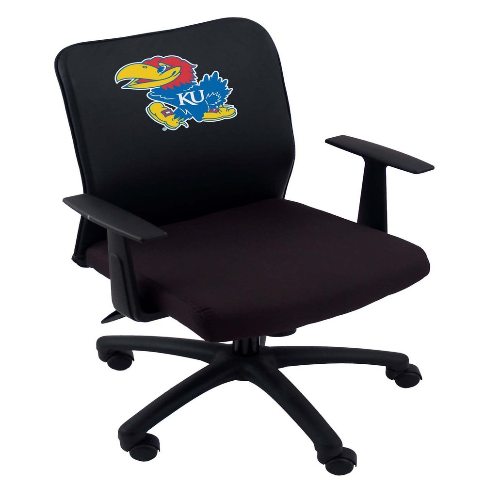NCAA Kansas Jayhawks Office Chair With Arms