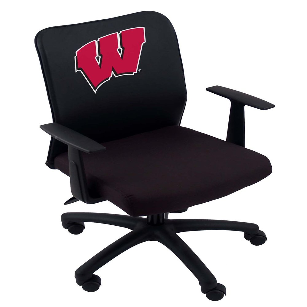 NCAA Wisconsin Badgers Office Chair With Arms