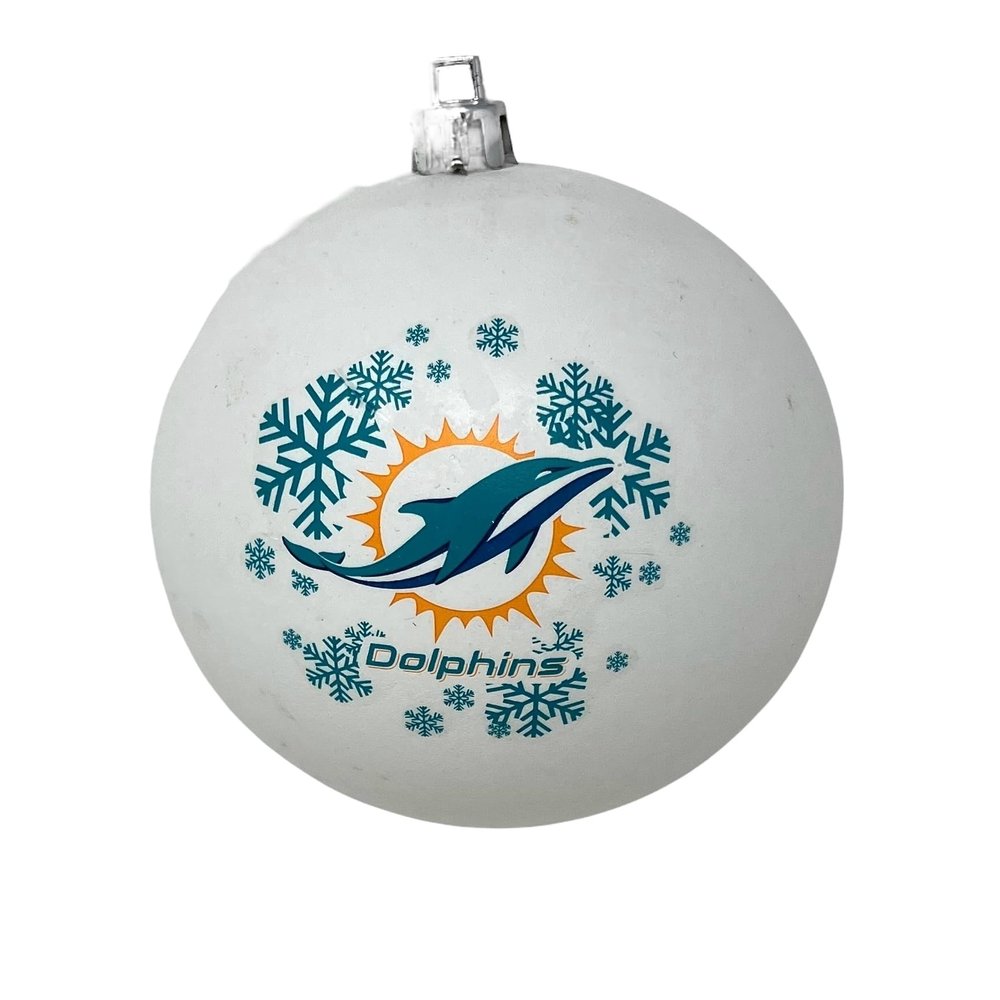 NFL Miami Dolphins Shatterproof Ball Ornament