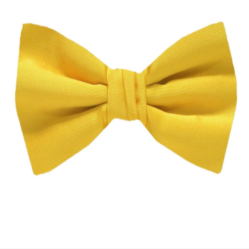 BUYYOURTIES PBT-ADF-33 - Mens Pre-Tied Formal Tuxedo Solid Color Bow Tie